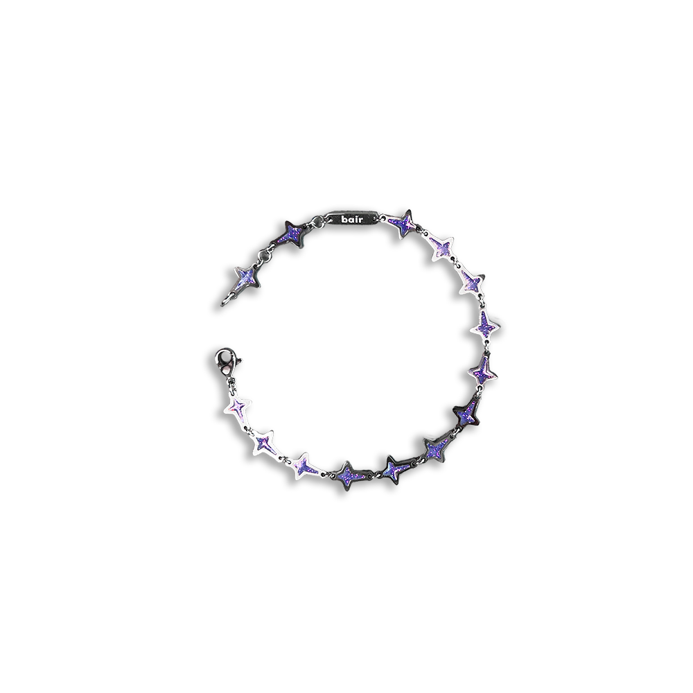 Star/Cross Bracelet [Silver]